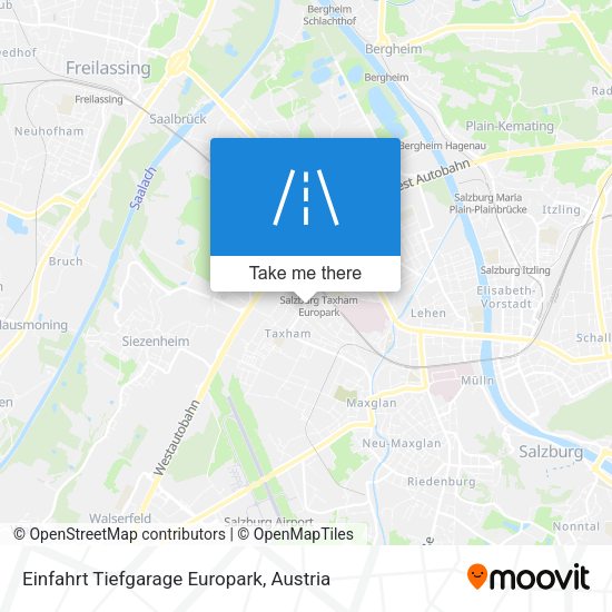 Einfahrt Tiefgarage Europark map
