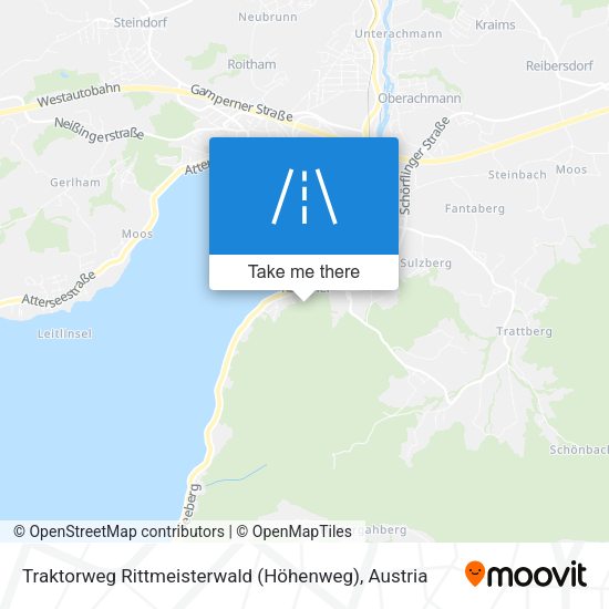 Traktorweg Rittmeisterwald (Höhenweg) map