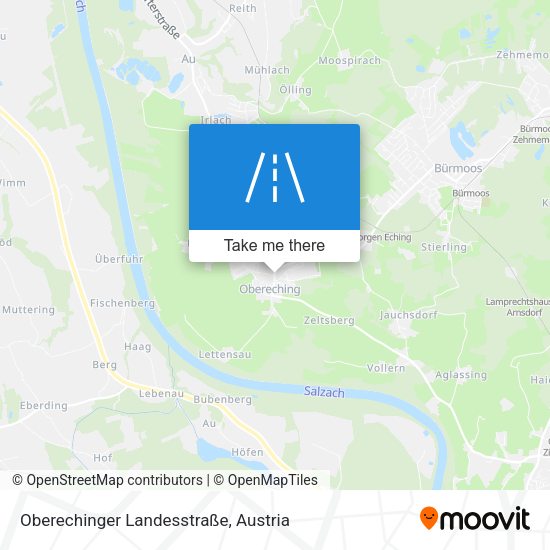 Oberechinger Landesstraße map