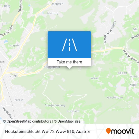 Nocksteinschlucht Ww 72 Www 810 map