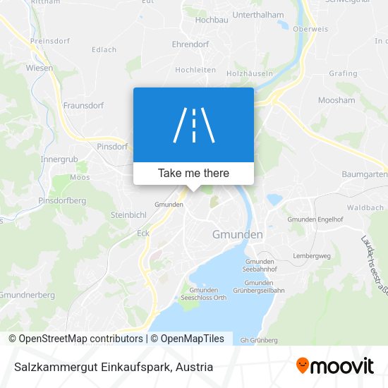 Salzkammergut Einkaufspark map