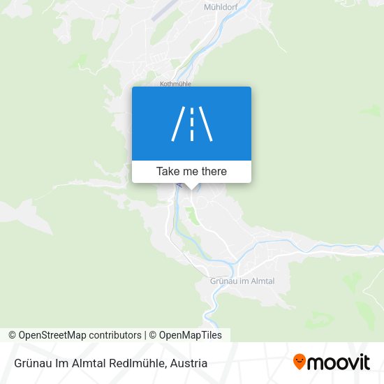 Grünau Im Almtal Redlmühle map