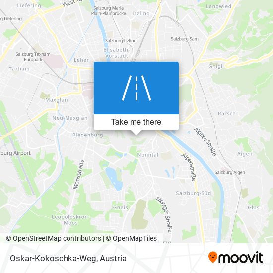Oskar-Kokoschka-Weg map