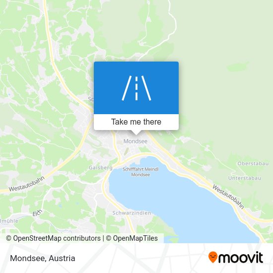 Mondsee map