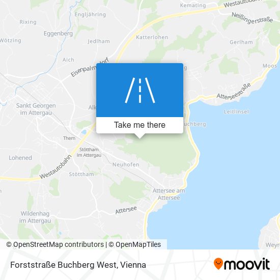 Forststraße Buchberg West map