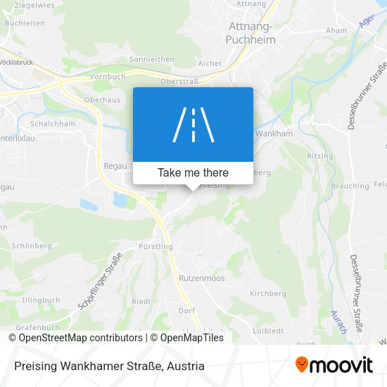 Preising Wankhamer Straße map