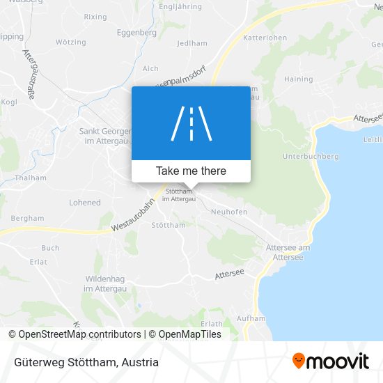 Güterweg Stöttham map