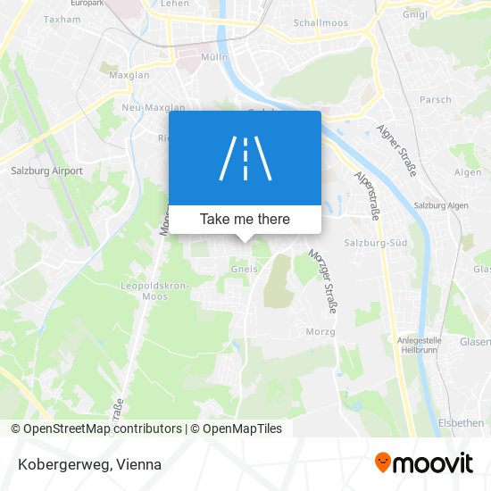 Kobergerweg map