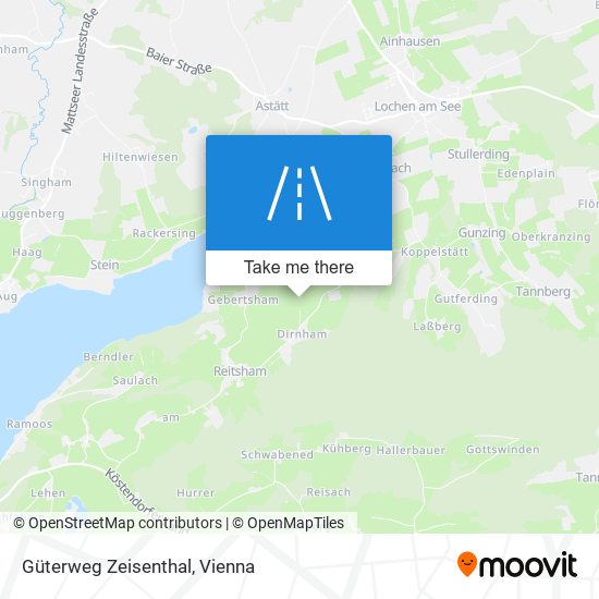 Güterweg Zeisenthal map