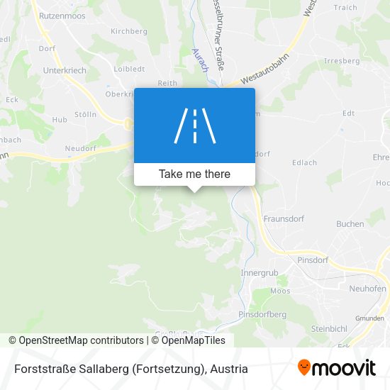 Forststraße Sallaberg (Fortsetzung) map