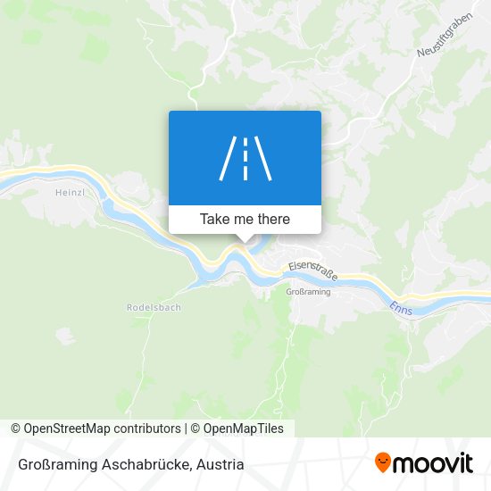 Großraming Aschabrücke map