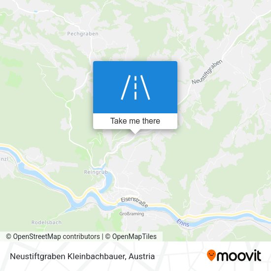 Neustiftgraben Kleinbachbauer map