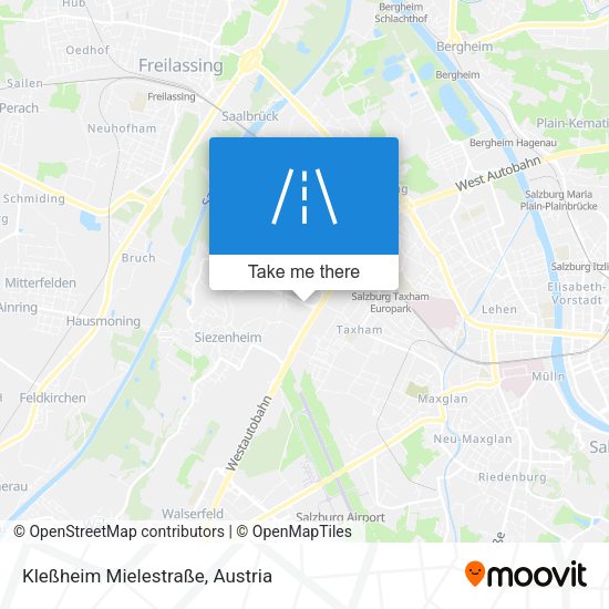 Kleßheim Mielestraße map