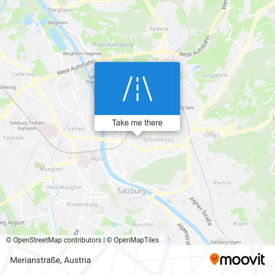 Merianstraße map