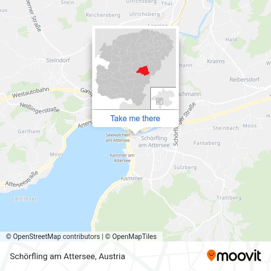 Schörfling am Attersee map