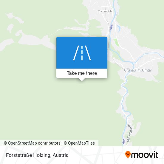 Forststraße Holzing map
