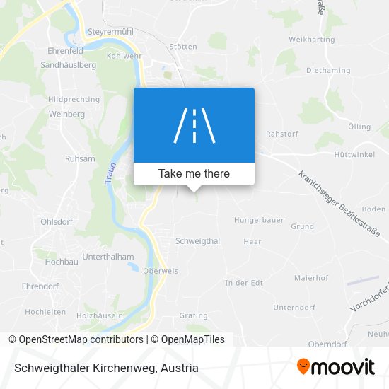 Schweigthaler Kirchenweg map
