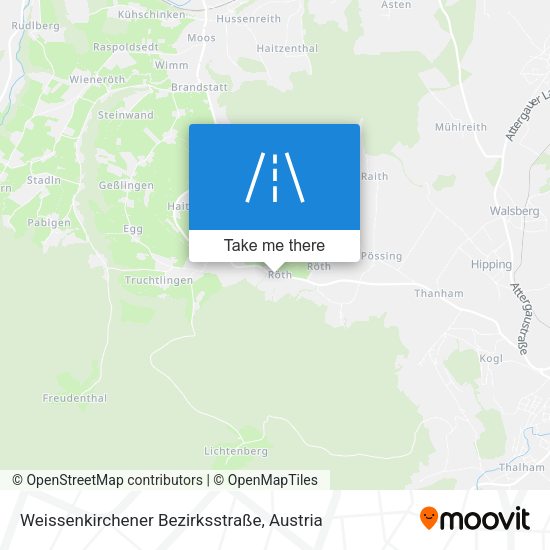 Weissenkirchener Bezirksstraße map