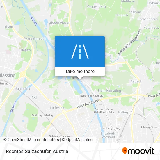 Rechtes Salzachufer map