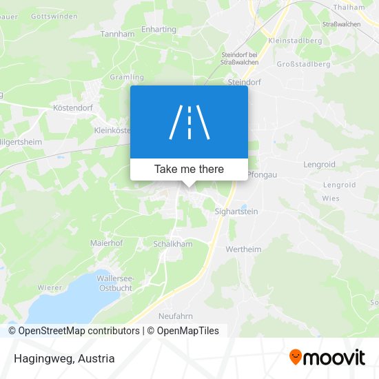 Hagingweg map