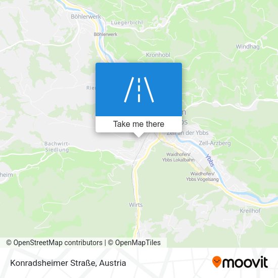 Konradsheimer Straße map