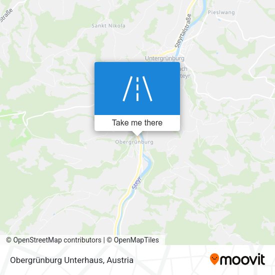 Obergrünburg Unterhaus map
