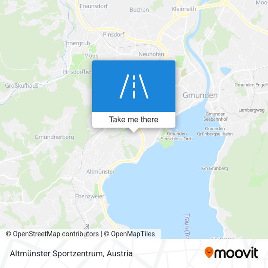 Altmünster Sportzentrum map