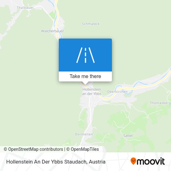 Hollenstein An Der Ybbs Staudach map