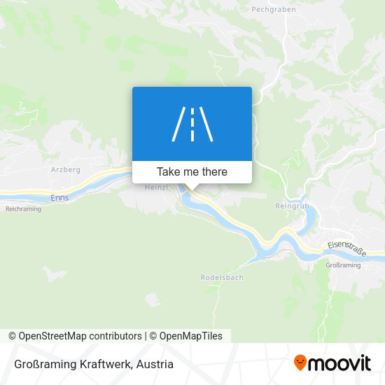Großraming Kraftwerk map