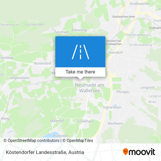 Köstendorfer Landesstraße map