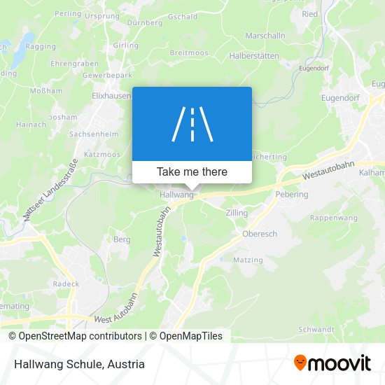 Hallwang Schule map