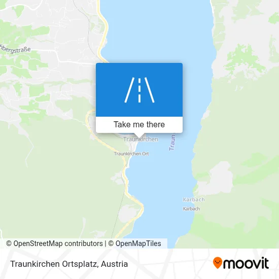 Traunkirchen Ortsplatz map