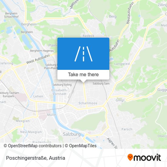 Poschingerstraße map