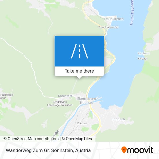 Wanderweg Zum Gr. Sonnstein map