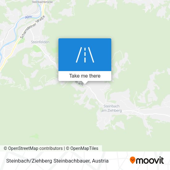 Steinbach / Ziehberg Steinbachbauer map