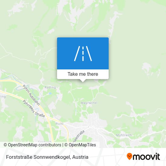 Forststraße Sonnwendkogel map