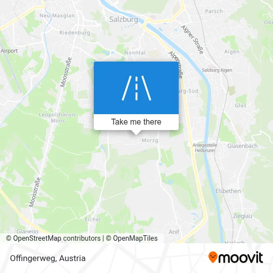Offingerweg map