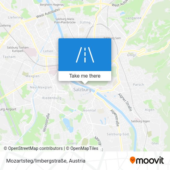 Mozartsteg/Imbergstraße map