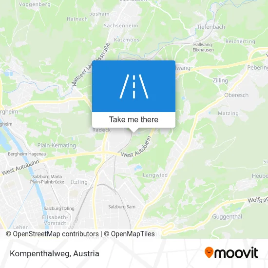 Kompenthalweg map