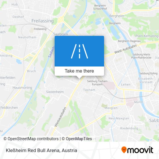 Kleßheim Red Bull Arena map