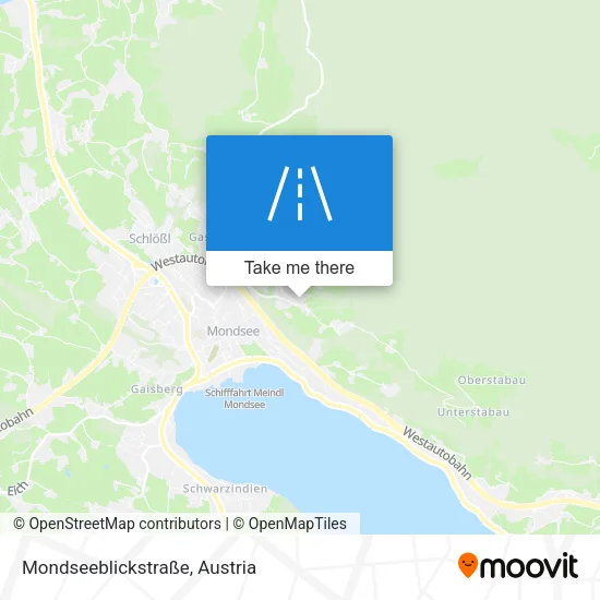 Mondseeblickstraße map