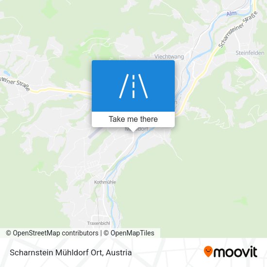 Scharnstein Mühldorf Ort map