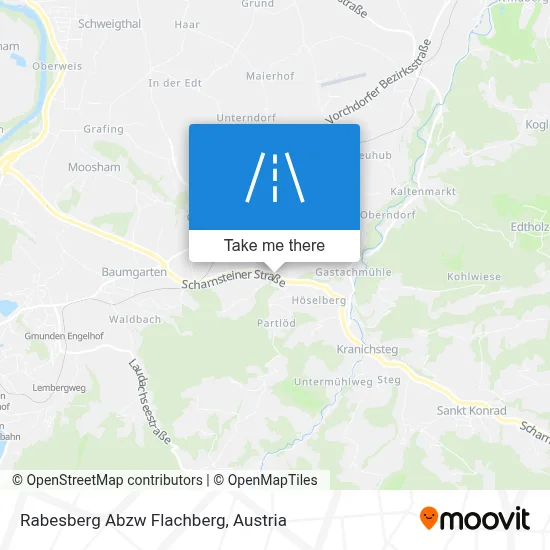 Rabesberg Abzw Flachberg map