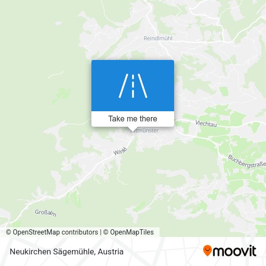 Neukirchen Sägemühle map