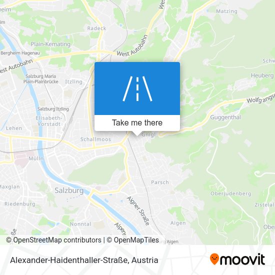 Alexander-Haidenthaller-Straße map