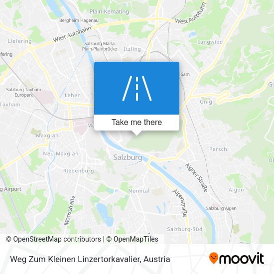 Weg Zum Kleinen Linzertorkavalier map