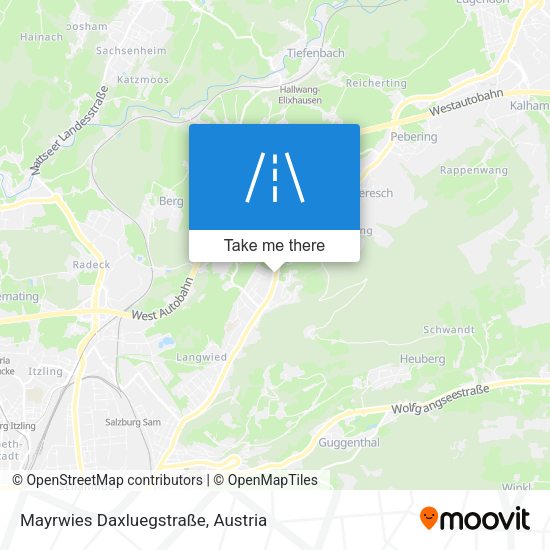 Mayrwies Daxluegstraße map