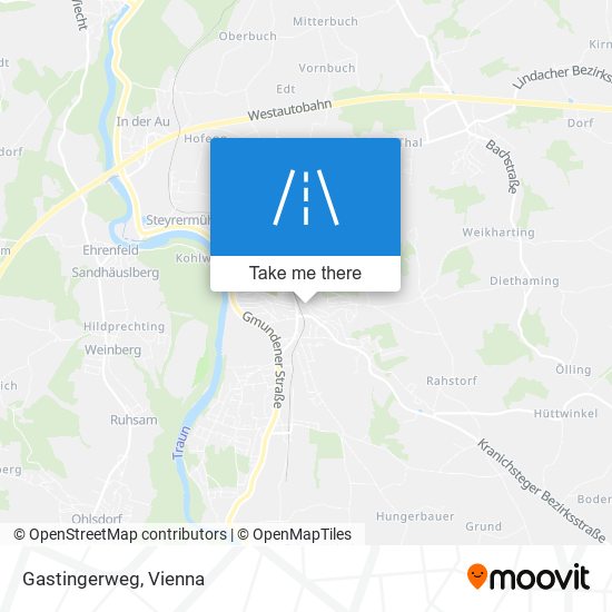 Gastingerweg map