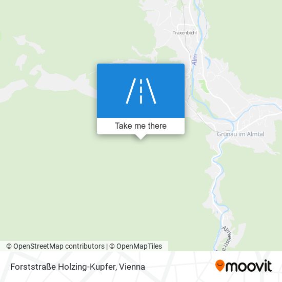 Forststraße Holzing-Kupfer map