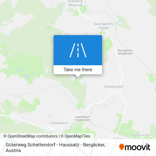 Güterweg Schattendorf - Haussatz - Bergäcker map